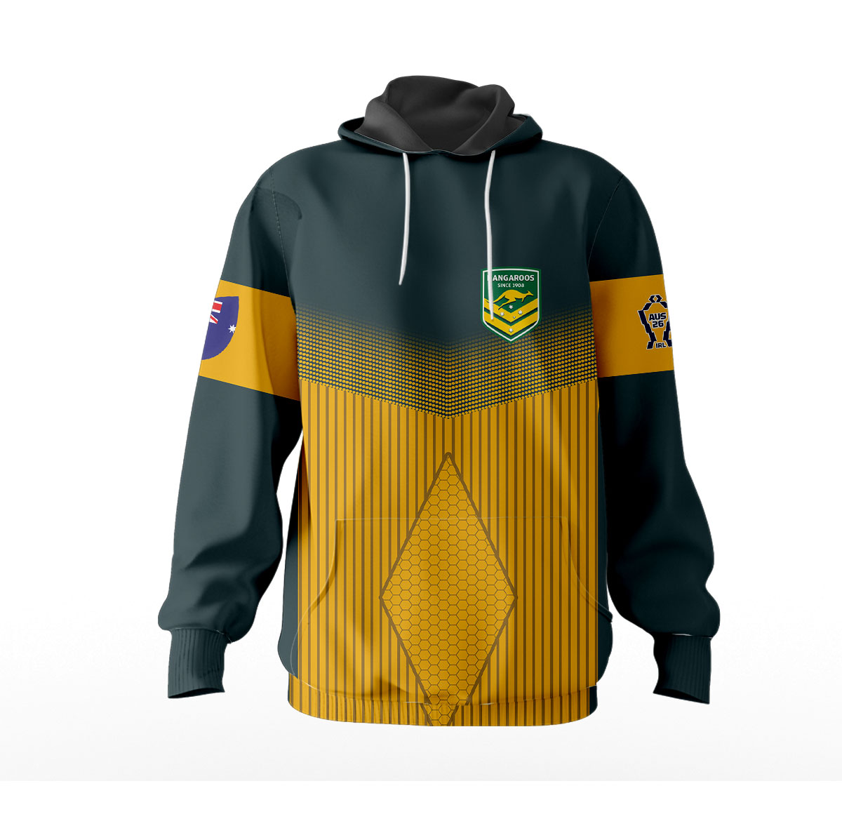 Australia Rugby League – 2026 World Cup Hoodie MAU109 - Image 2