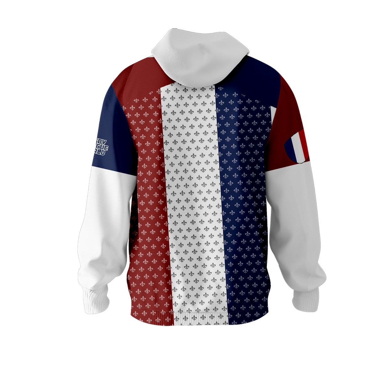 Sweat à capuche France Rugby à XIII - Coupe du Monde 2026 MFR108 – Image 3