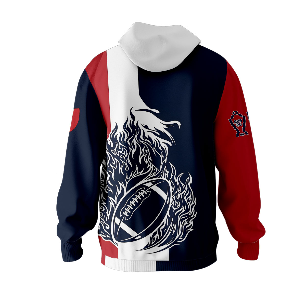 Sweat à capuche France Rugby à XIII - Coupe du Monde 2026 MFR115 – Image 3