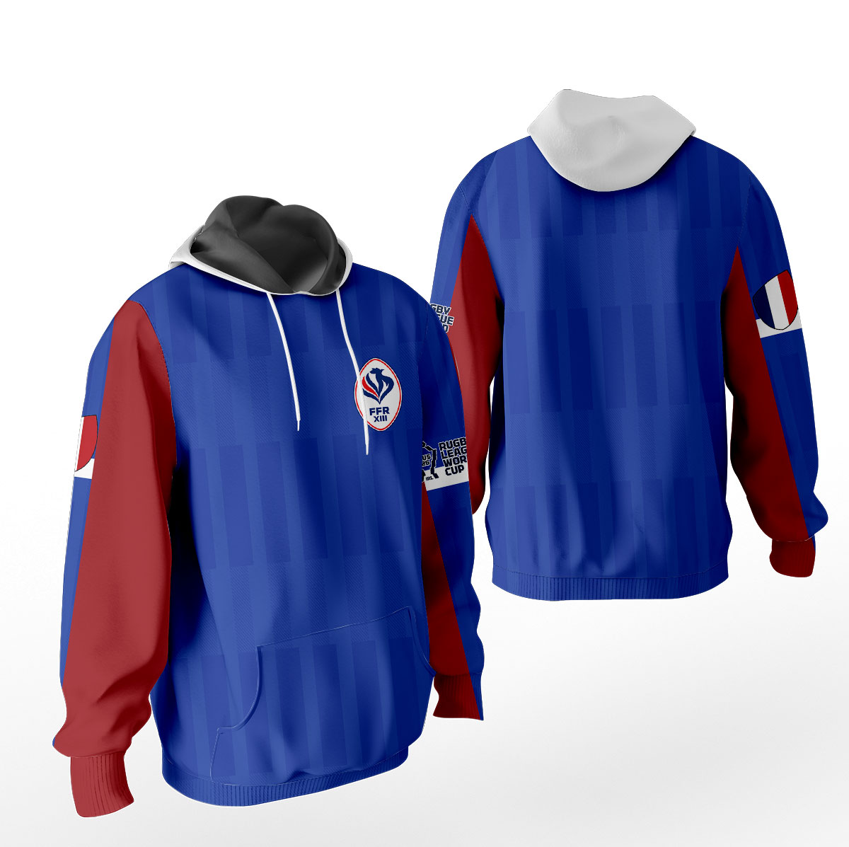 Sweat à capuche France Rugby à XIII - Coupe du Monde 2026 MFR110