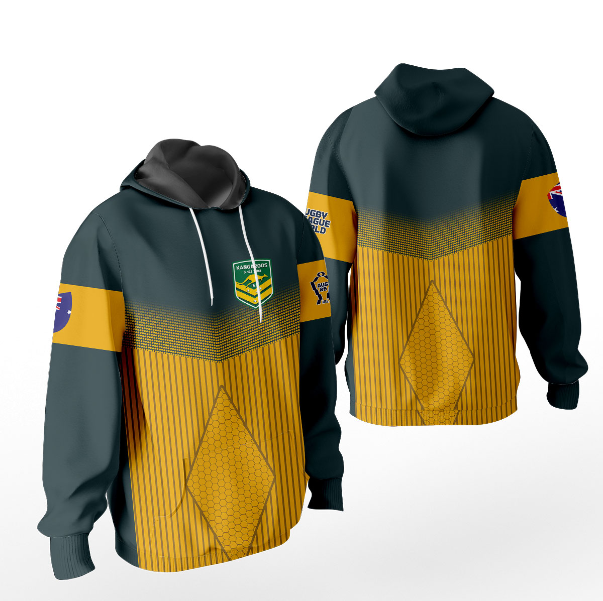 Australia Rugby League – 2026 World Cup Apparel Collection MAU109 - Image 2
