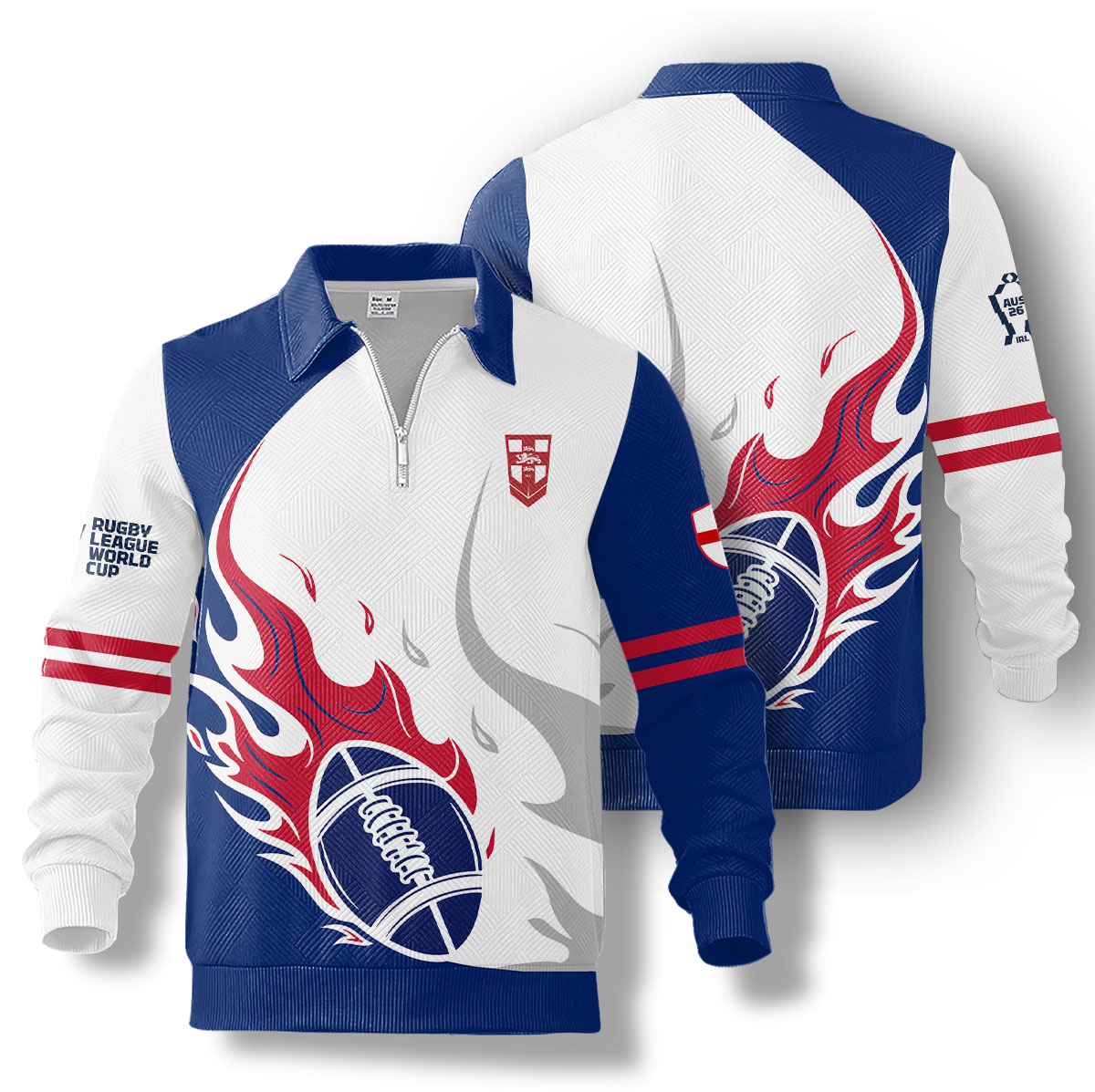 England Rugby League – 2026 World Cup 1/4-zip pullover MUK113