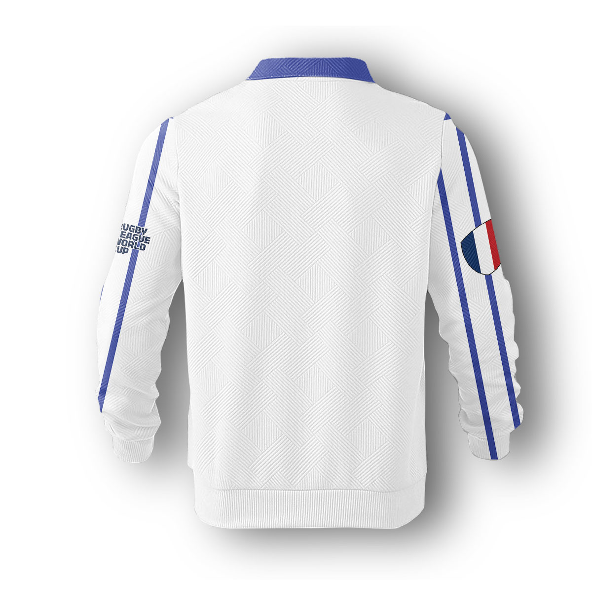 Pull 1/4 zippé France Rugby à XIII - Coupe du Monde 2026 MFR102 – Image 3