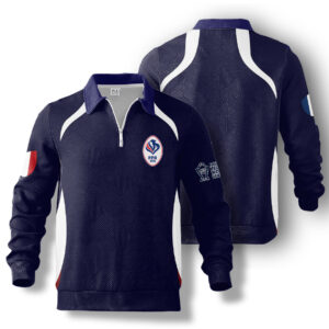 Pull 1/4 zippé France Rugby à XIII - Coupe du Monde 2026 MFR109