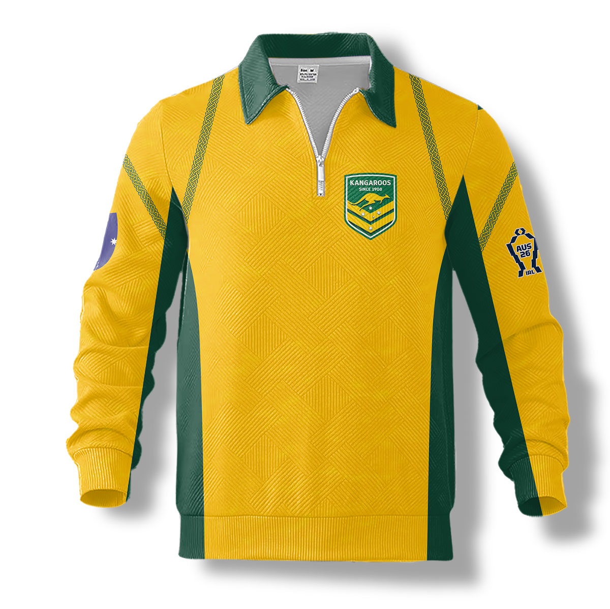 Australia Rugby League – 2026 World Cup 1/4-Zip Pullover MAU102 - Image 2