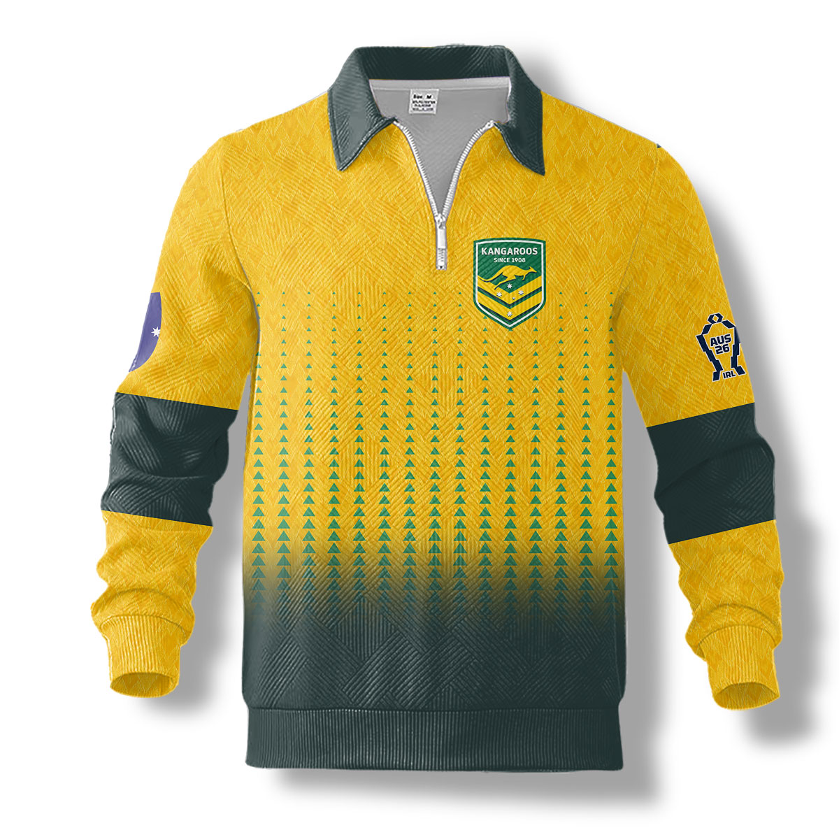 Australia Rugby League – 2026 World Cup 1/4-Zip Pullover MAU108 - Image 2