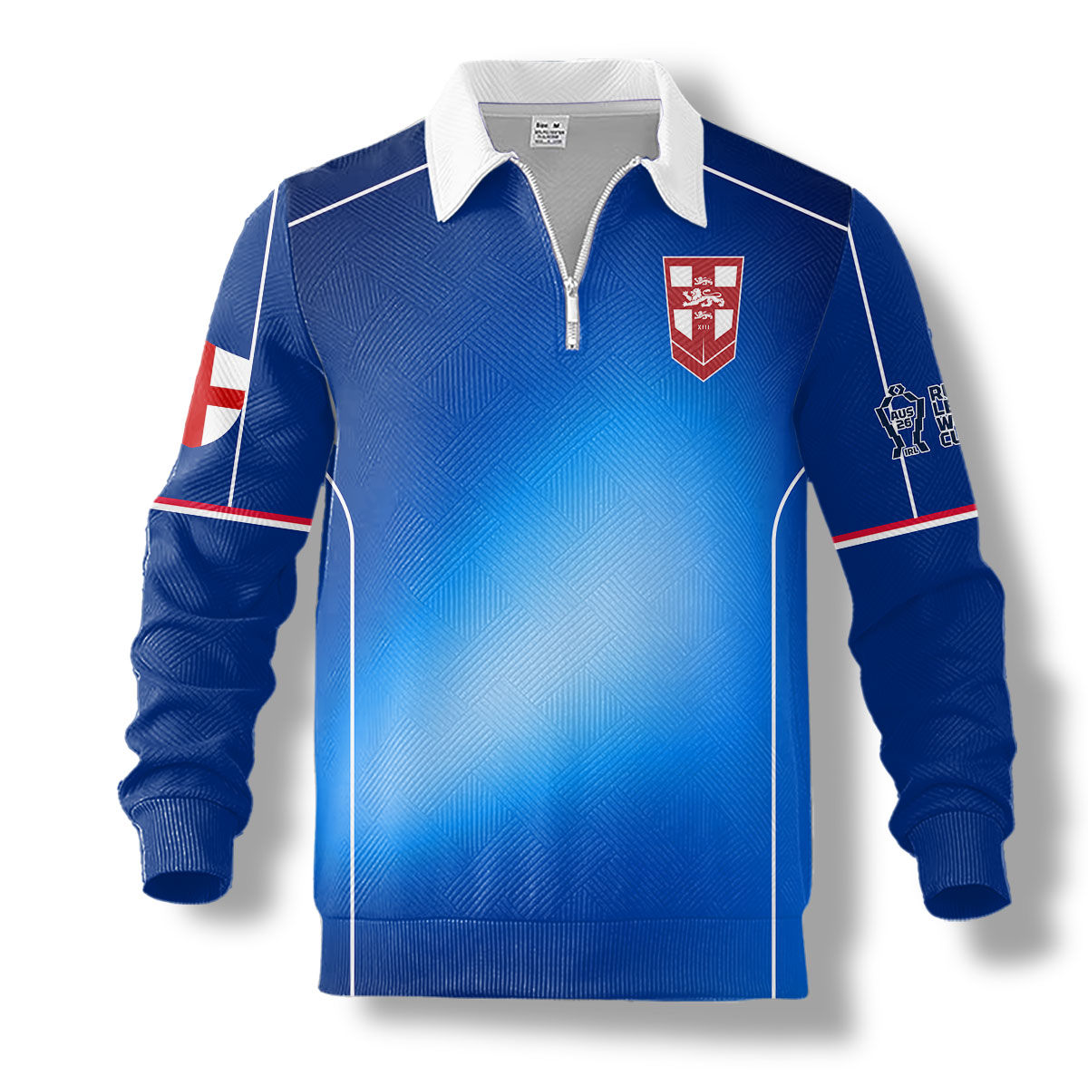 England Rugby League – 2026 World Cup 1/4-zip pullover MUK101 - Image 2