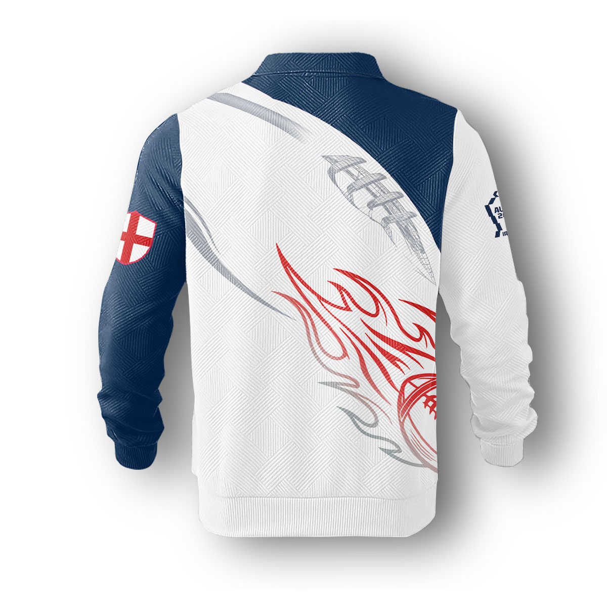 England Rugby League – 2026 World Cup 1/4-zip pullover MUK115 - Image 3