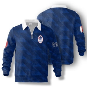 Pull 1/4 zippé France Rugby à XIII - Coupe du Monde 2026 MFR104
