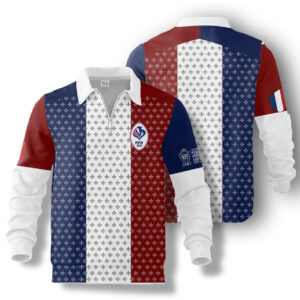 Pull 1/4 zippé France Rugby à XIII - Coupe du Monde 2026 MFR108
