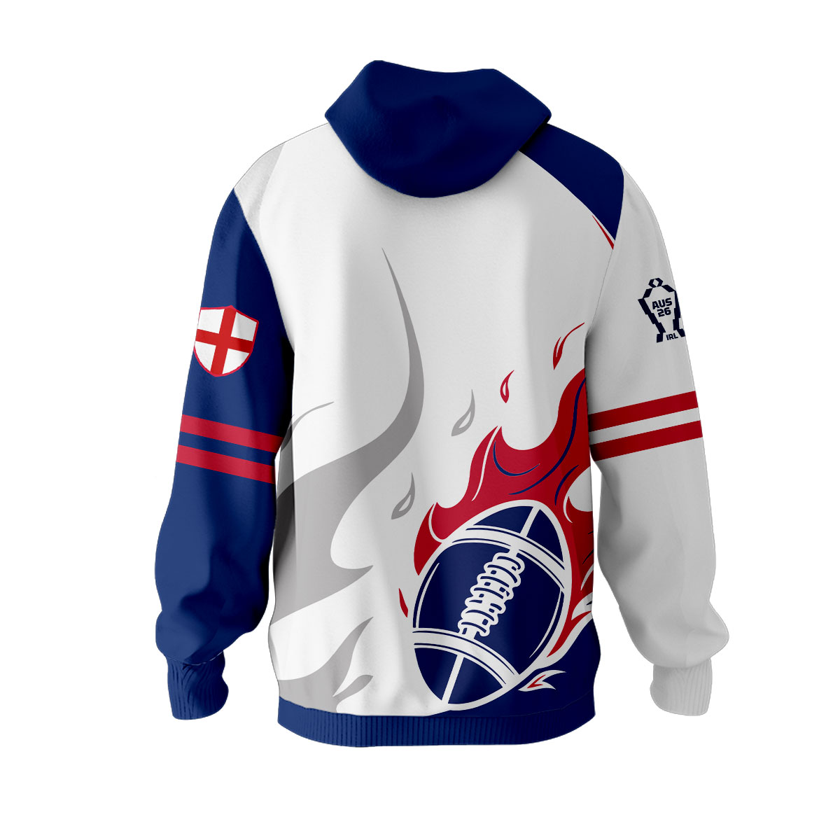 England Rugby League – 2026 World Cup Hoodie MUK113 - Image 3