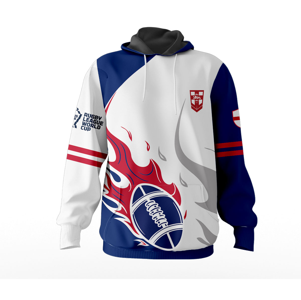 England Rugby League – 2026 World Cup Hoodie MUK113 - Image 2