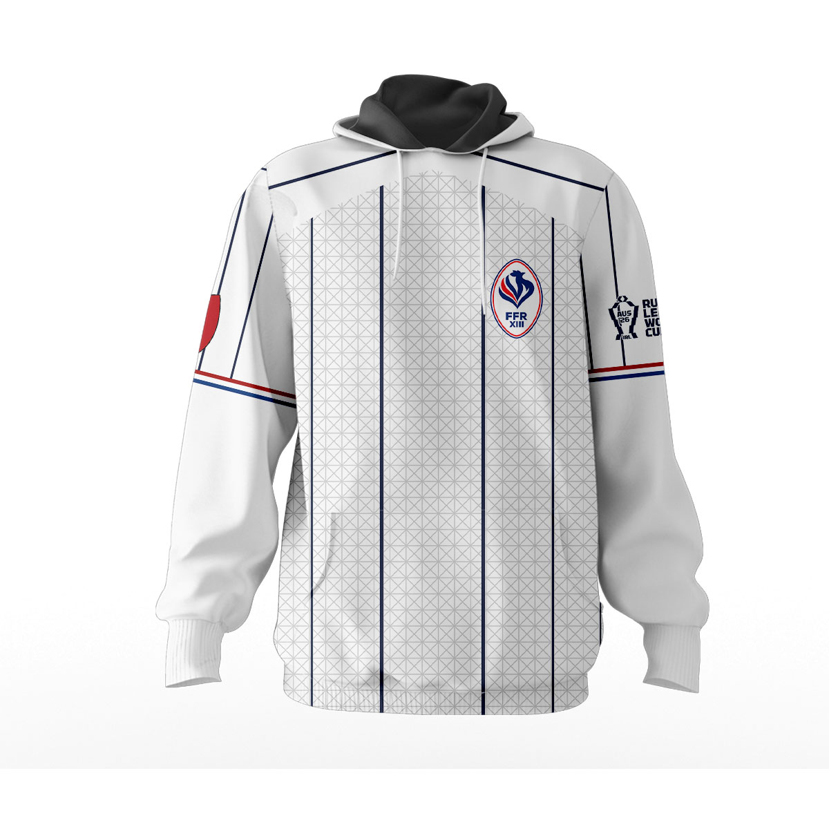 Sweat à capuche France Rugby à XIII - Coupe du Monde 2026 MFR107 – Image 2