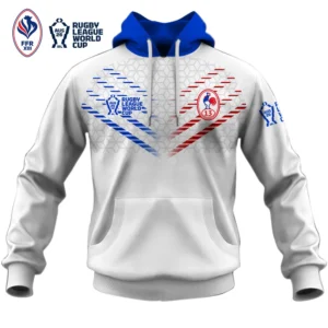 France Rugby à XIII – Collection Coupe du Monde 2026 – Vêtements personnalisables avec nom et numéro MFR116